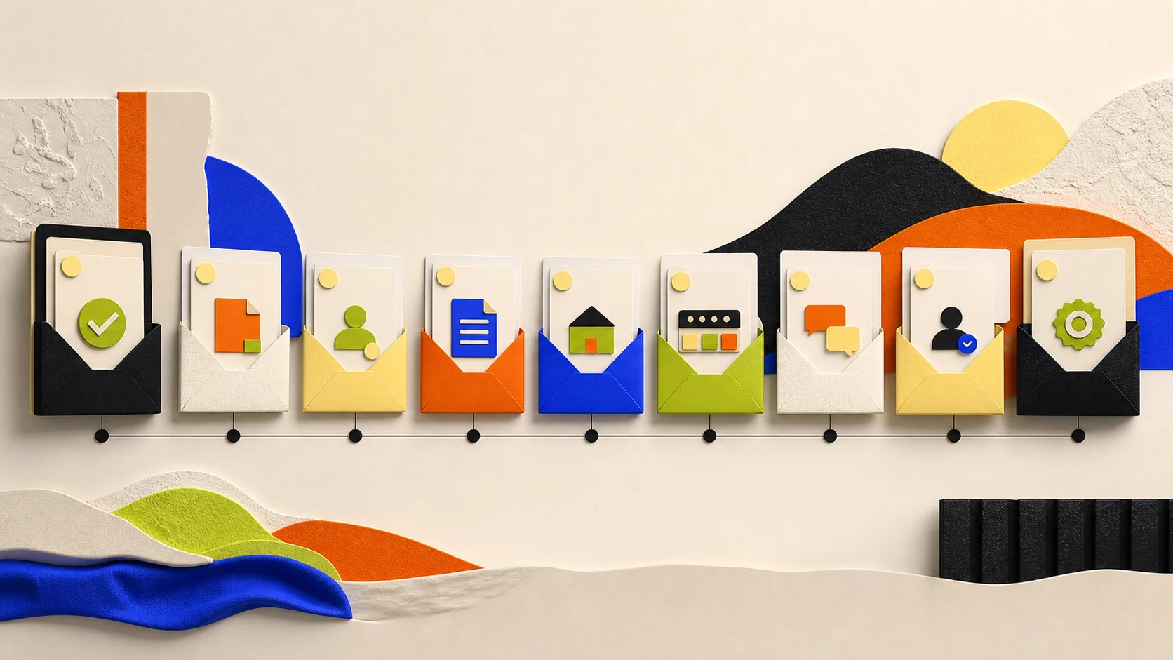 Client onboarding email templates arranged from contract signature to the 30-day review